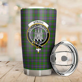 Strang (or Strange) Tartan Crest Tumbler